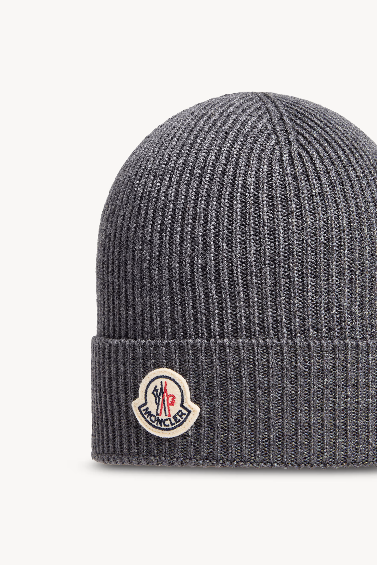 Bonnet en laine Hommes Gris foncé Moncler 3